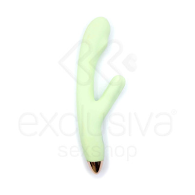 Foto 2 do produto Libo Lottie - Vibrador Estimulador de Ponto G e Clítoris Recarregável com 8 Modos de Vibração e Auto Aquecimento - 22 x 3 cm |Disponível em 2 Cores