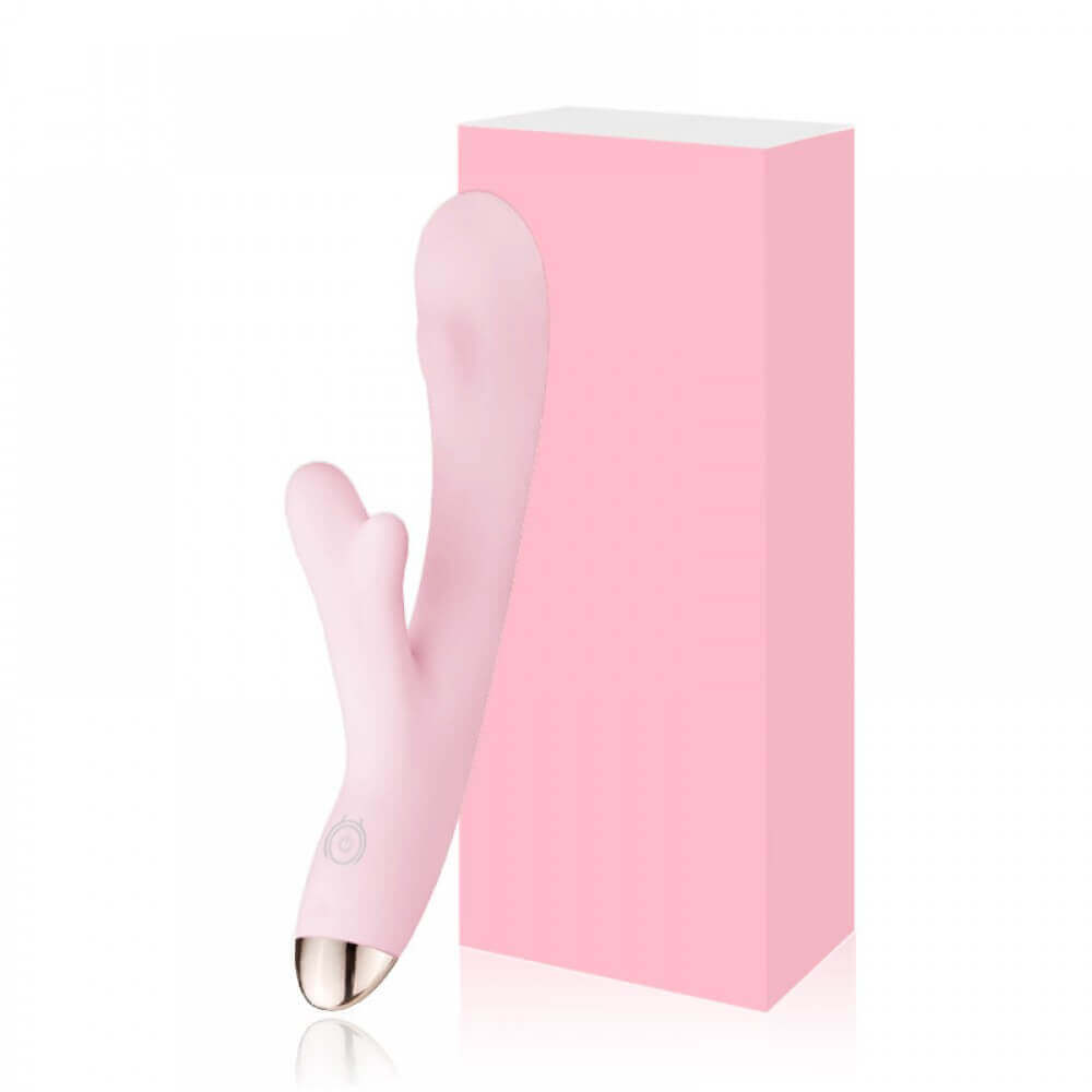 Libo Lottie - Vibrador Estimulador de Ponto G e Clítoris Recarregável com 8 Modos de Vibração e Auto Aquecimento - 22 x 3 cm |Disponível em 2 Cores - 6