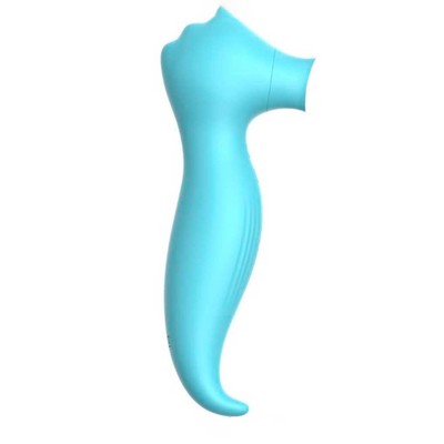 Foto 4 do produto Massageador de Clítoris e Penetrador Estimulador de Ponto G Recarregável em Silicone com 8 Modos de Vibrações e 3 Intensidades de Sucções - Libo Selina | 17,5 x 3,8 cm | Disponível em 2 Cores