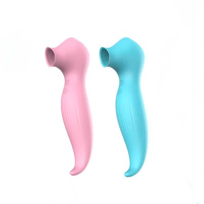 Massageador de Clítoris e Penetrador Estimulador de Ponto G Recarregável em Silicone com 8 Modos de Vibrações e 3 Intensidades de Sucções - Libo Selina | 17,5 x 3,8 cm | Disponível em 2 Cores