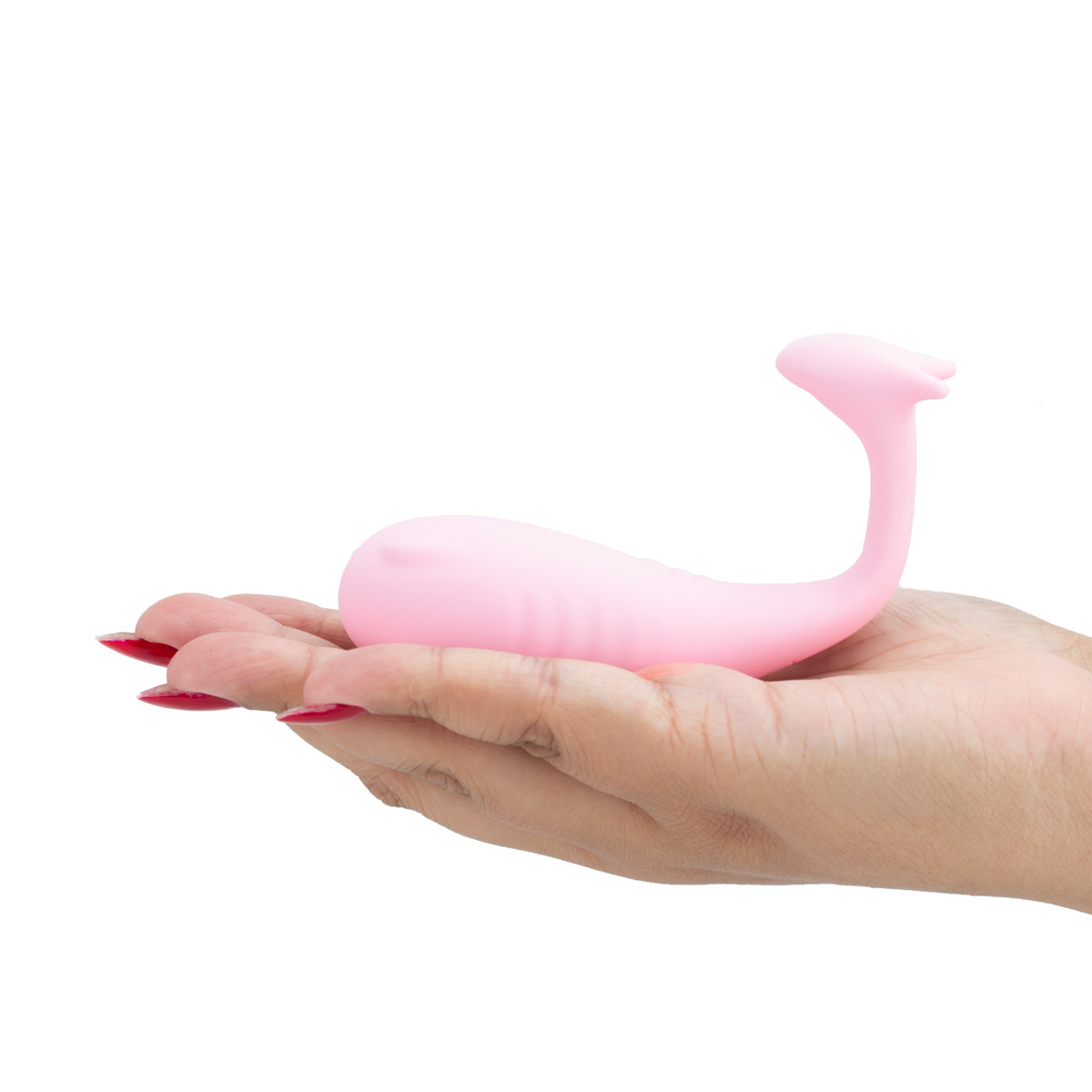 Vibrador de Ponto G Recarregável em Silicone Aveludado com Estimulador de Clítoris e 8 Modos de Vibração - Libo Xiao Han | 9,5 x 3,5 cm - 4