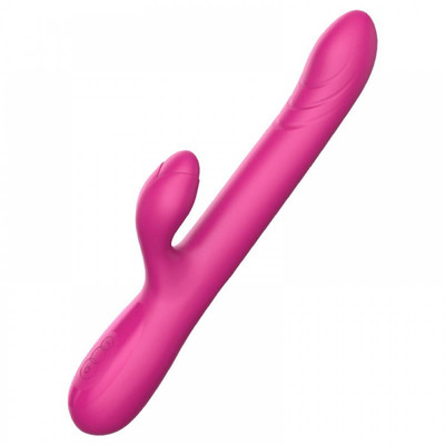 Foto 2 do produto Libo - Vibrador Estimulador de Ponto G e de Clítoris em Silicone Recarregável com 8 Modos de Vibração, 3 Modos de Impulsos e Controle por Aplicativo - 26 x 3,2 cm