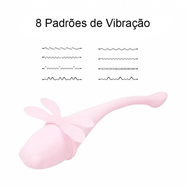 Vibrador em Silicone Aveludado com 8 Modos de Vibração, Recarregável - Libo Using Qing | 18 x 3,3 cm - 3