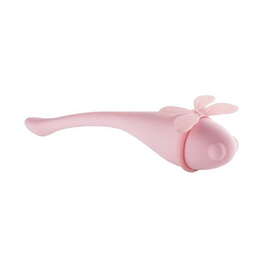 Foto 1 do produto Vibrador em Silicone Aveludado com 8 Modos de Vibração, Recarregável - Libo Using Qing | 18 x 3,3 cm