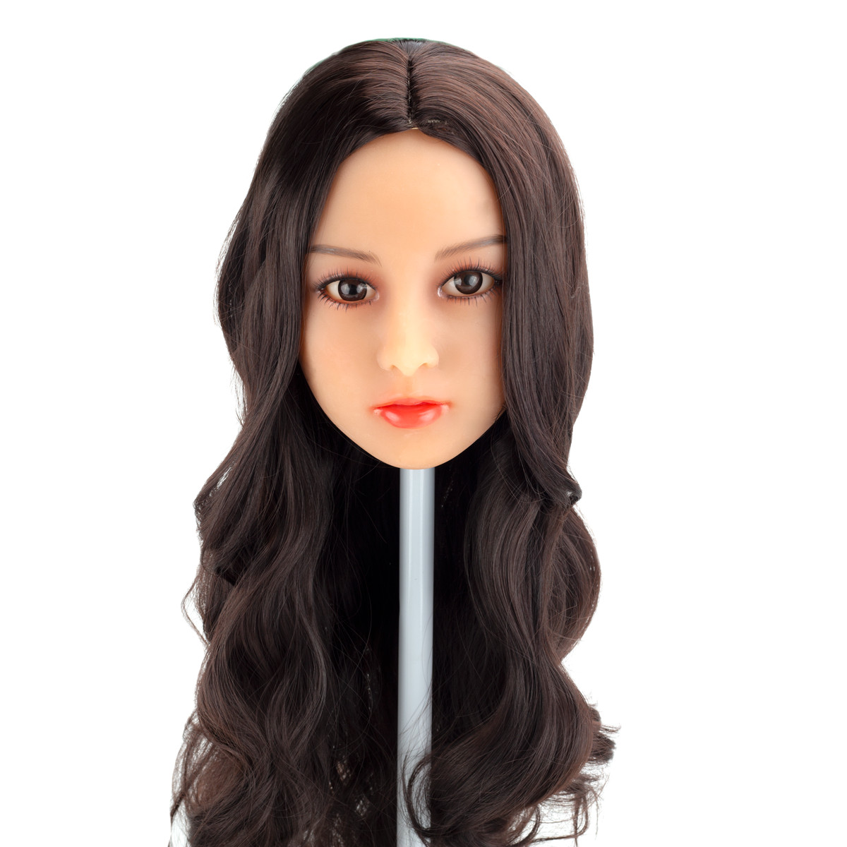 Lily - Boneca Realística em TPE com Cabelos Castanho Escuro, Olhos Castanho, Seios Médios, Vértebras em Aço e Acessórios - 25 kg e 1,40 Metros de Altura - 12