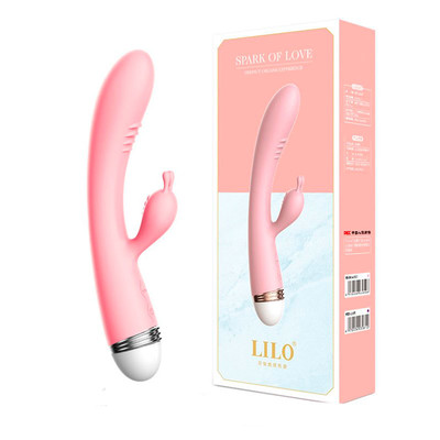 Foto 1 do produto Lilo Spark Of Love Pull - Vibrador de Ponto G e Clitóris em Silicone, Recarregável com 10 Modos de Vibração - 21 x 3,4 cm