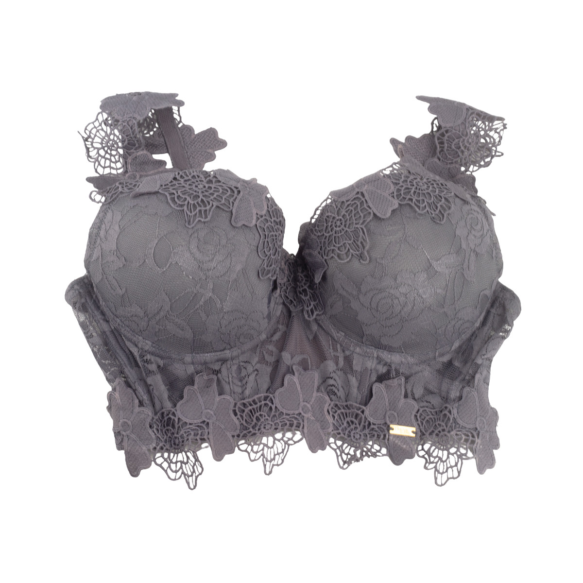 Conjunto em Rendão e Guipir - Lingerie Flor da Rosa | Disponível em 5 Cores e 5 Tamanhos - 5