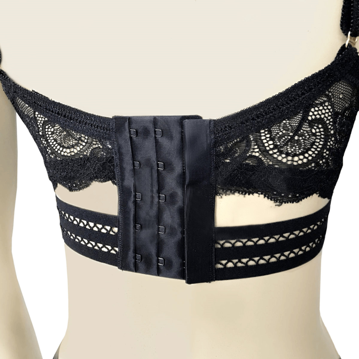 Conjunto em Tule Bordado e Renda - Lingerie Flor da Rosa | Disponível em 3 Cores e 5 Tamanhos - 4