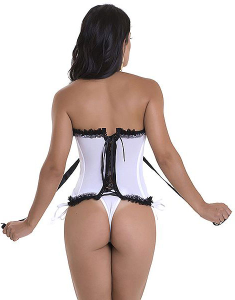 Lingerie Fogo e Paixão - Corselet Preciosa com Calcinha - 3