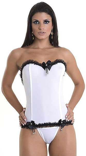 Lingerie Fogo e Paixão - Corselet Preciosa com Calcinha - 2
