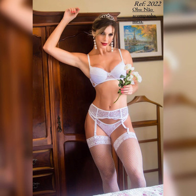 Foto 1 do produto Lingerie Garota Veneno - Conjunto em Renda e Tule | Disponível em 5 Cores e 4 Tamanhos