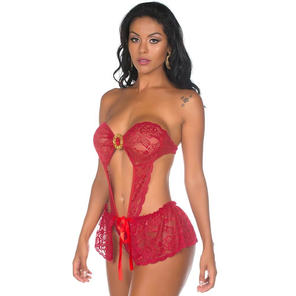 Lingerie Pimenta Sexy - Body Jolie | Disponível em 3 Cores - 3