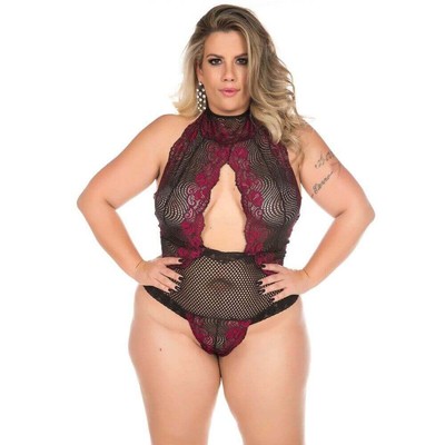 Body Luxuria Plus - Lingerie Pimenta Sexy | Tamanho Plus Size | Disponível em 2 Cores
