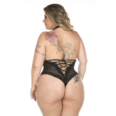Foto 4 do produto Body Luxuria Plus - Lingerie Pimenta Sexy | Tamanho Plus Size | Disponível em 2 Cores