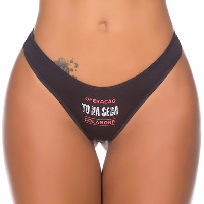 Foto 1 do produto Lingerie Pimenta Sexy - Calcinha Frase | Disponível em 3 Cores