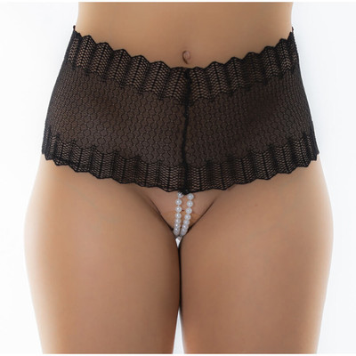 Foto 7 do produto Lingerie Pimenta Sexy - Calcinha Tailandesa Fio Dental Elegance em Renda com Cintura Alta | Disponível em 6 Cores