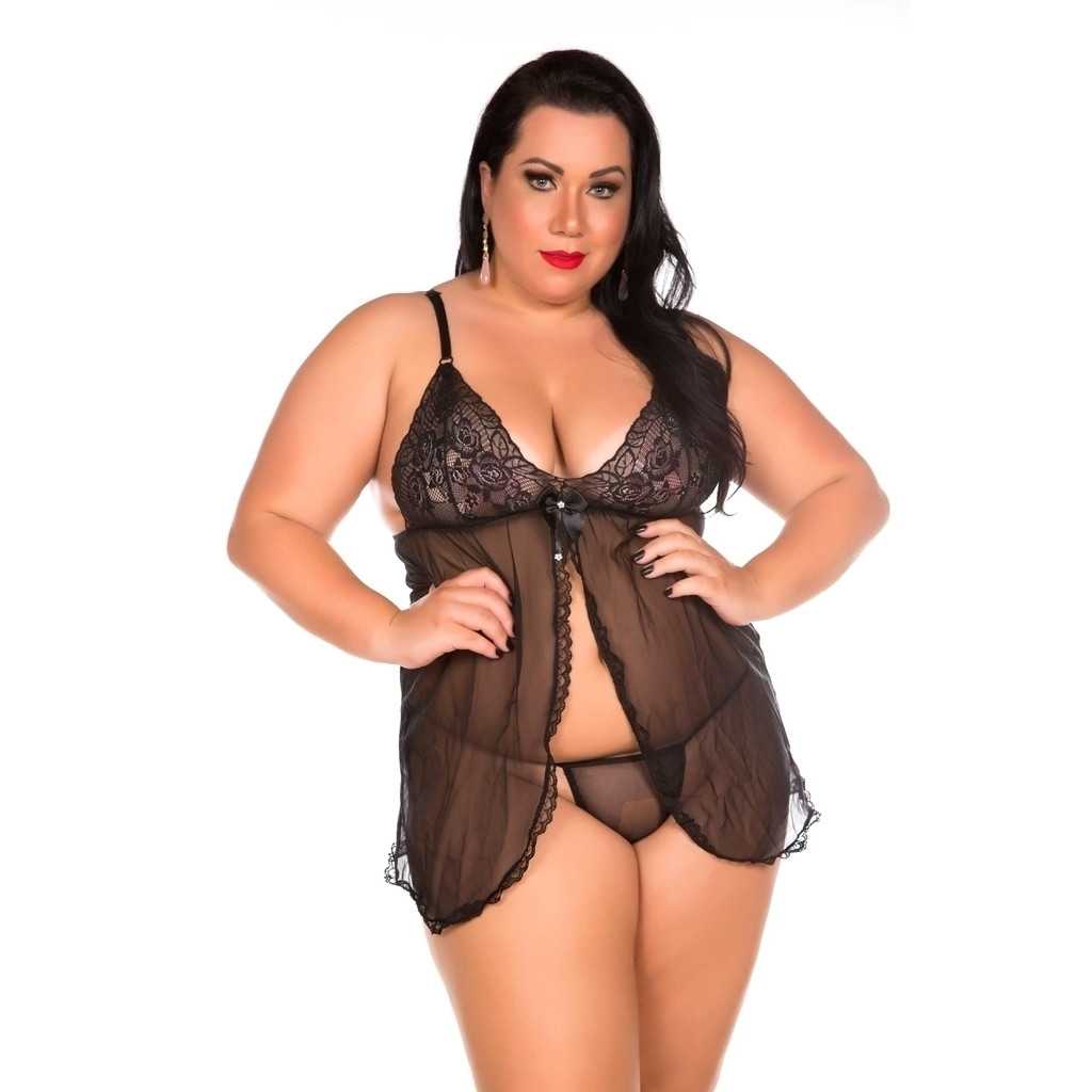 Camisola Carol - Pimenta Sexy Lingerie | Tamanho Único | Disponível em 3 Cores - 5