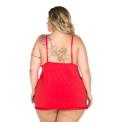Foto 2 do produto Camisola Dantele Fechada - Pimenta Sexy Lingerie | Tamanho Único Plus Size | Disponível em 4 Cores