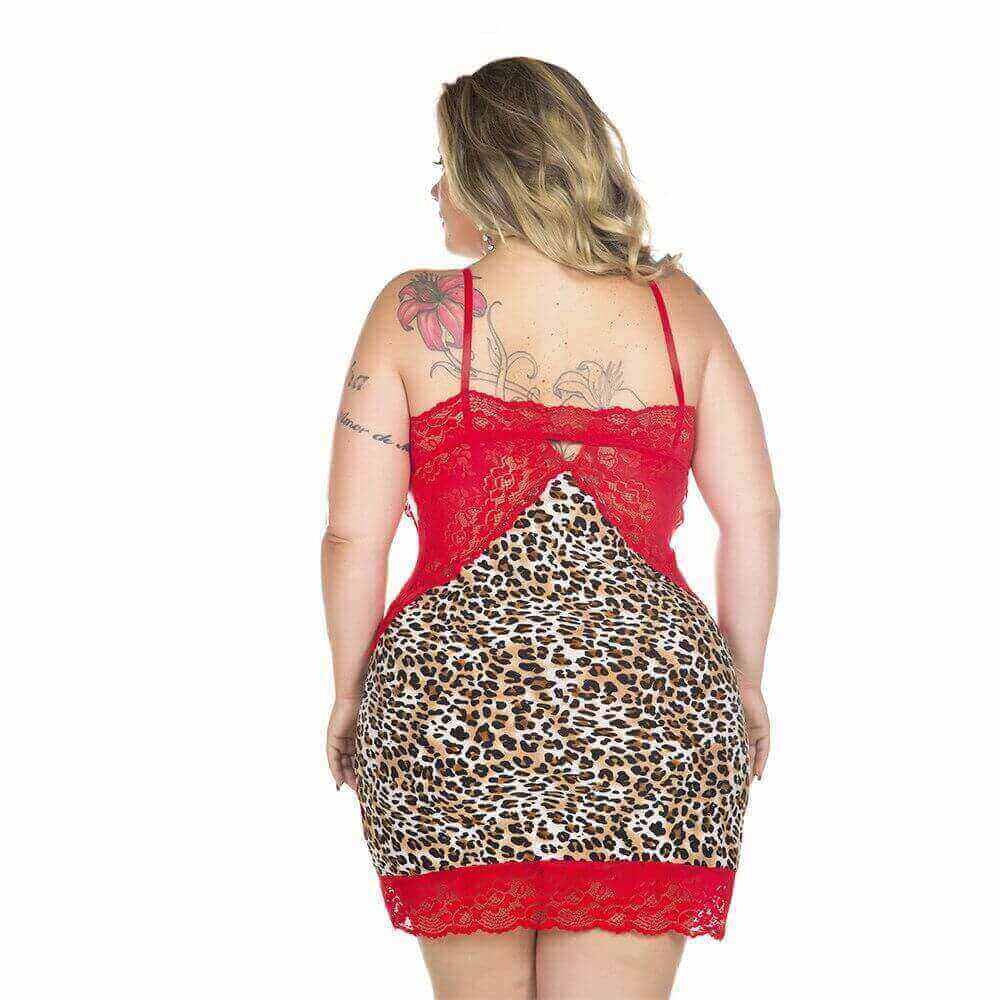 Lingerie Pimenta Sexy - Camisola Fran Plus | Disponível em 2 Cores - 2