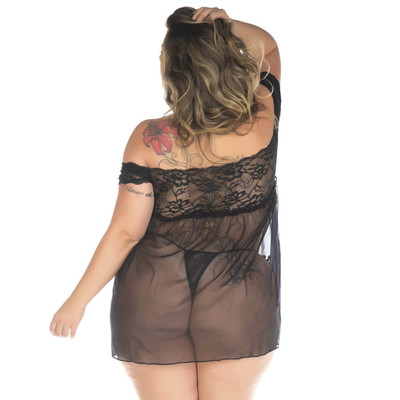 Lingerie Pimenta Sexy - Camisola Gabriela Plus Size | Disponível em 3 Cores