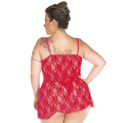 Foto 4 do produto Lingerie Pimenta Sexy - Camisola Gigi Plus Size | Disponível em 5 Cores