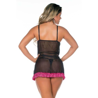 Lingerie Pimenta Sexy - Camisola Gostosa em Tule | Disponível em 2 Cores