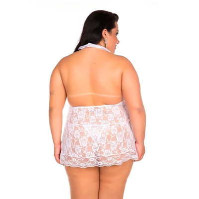 Foto 4 do produto Camisola Luxo - Pimenta Sexy Lingerie | Tamanho Plus Size | Disponível em 5 Cores
