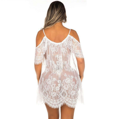 Foto 4 do produto Lingerie Pimenta Sexy - Camisola Mônaco Chantily - Tamanho Único | Disponível em 2 Cores