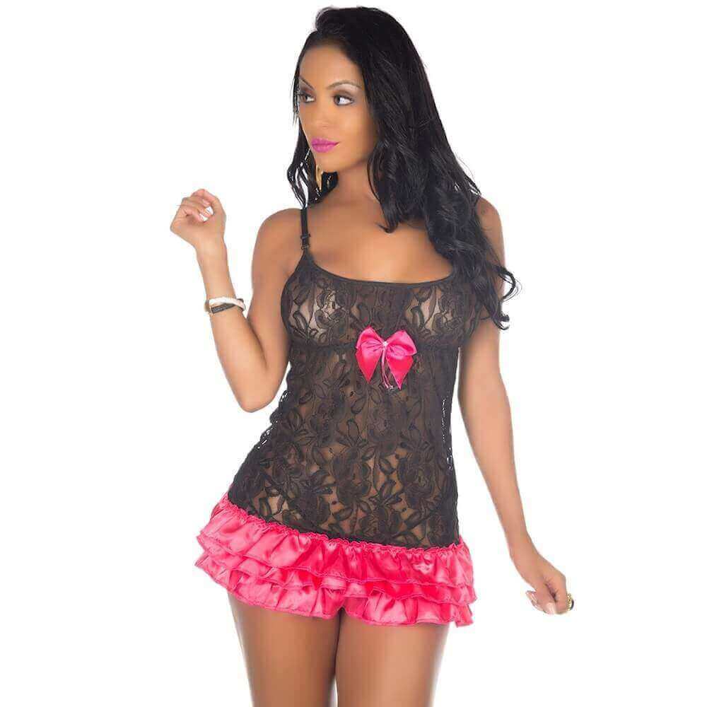 Lingerie Pimenta Sexy - Camisola Patricinha | Tamanho: Único - 1