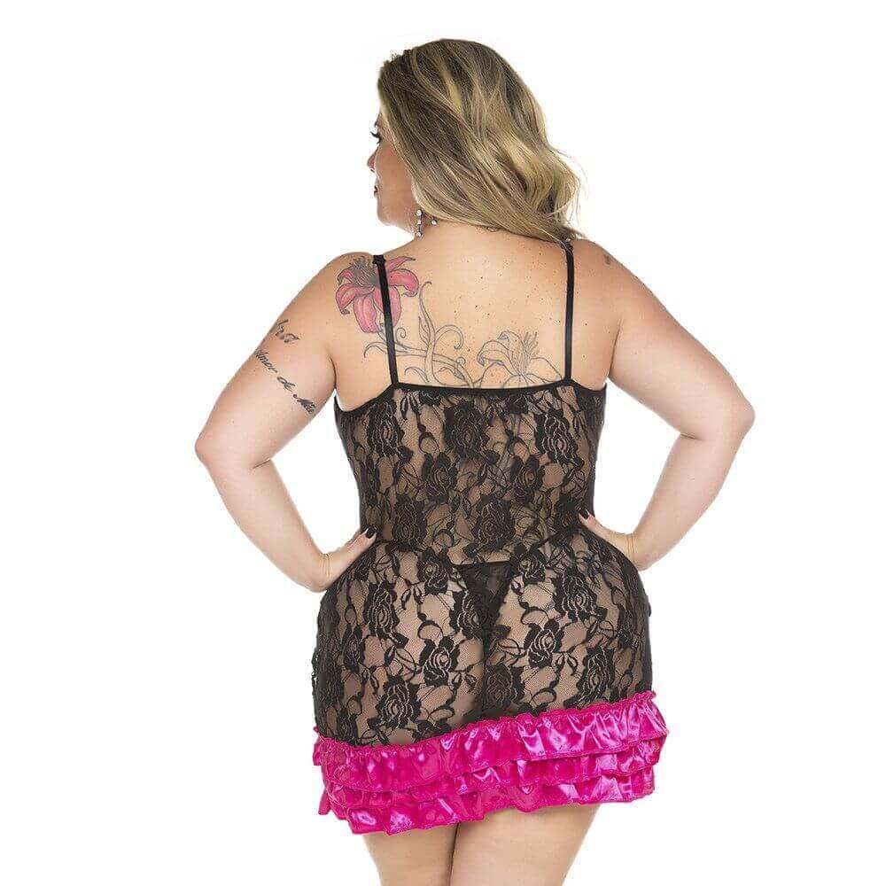 Lingerie Pimenta Sexy - Camisola Patricinha | Tamanho: Plus Size - 2