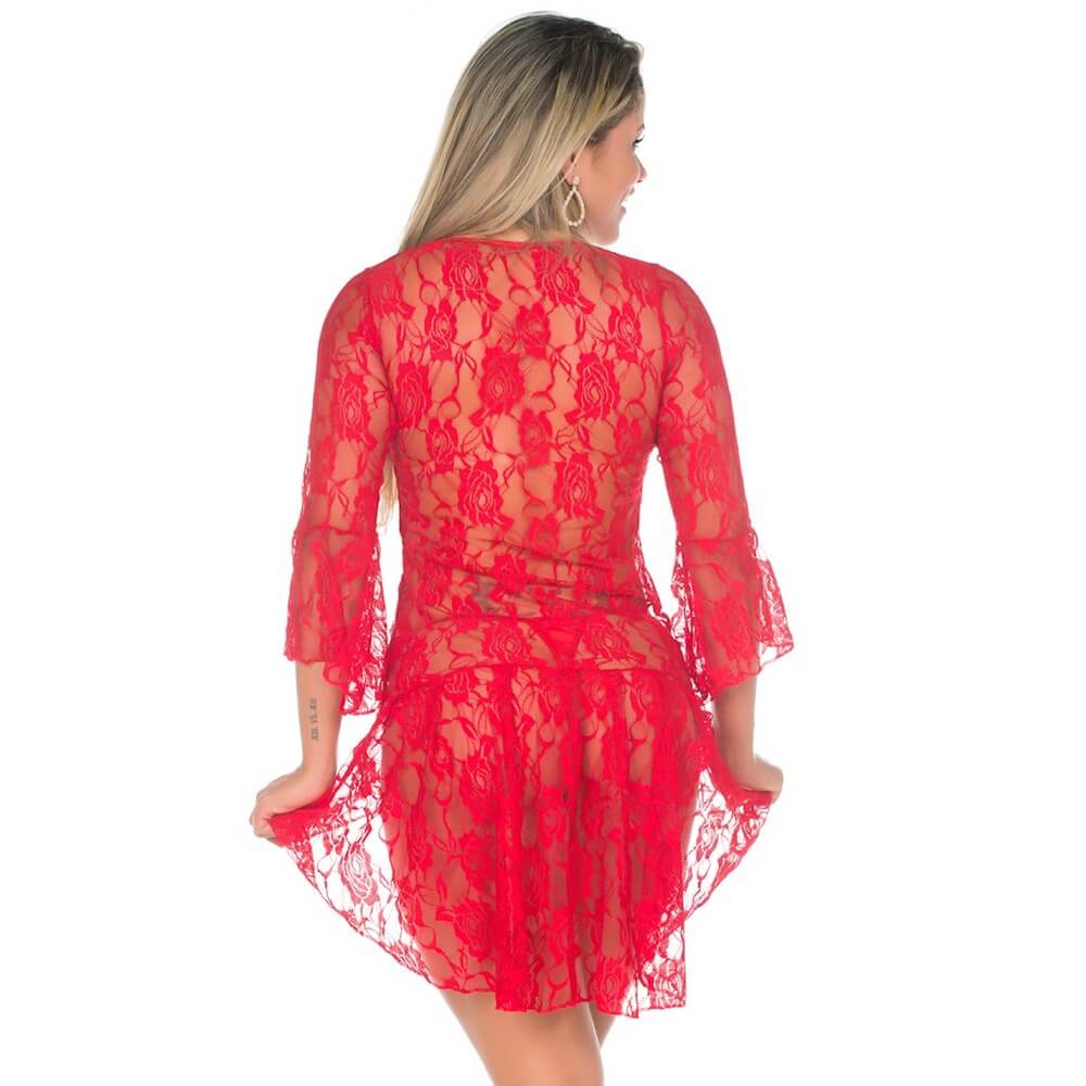 Lingerie Pimenta Sexy - Camisola Princesa | Disponível em 3 Cores - 6