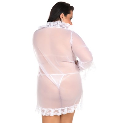 Foto 4 do produto Lingerie Pimenta Sexy - Robe Tentação Plus Size | Disponível em 3 Cores