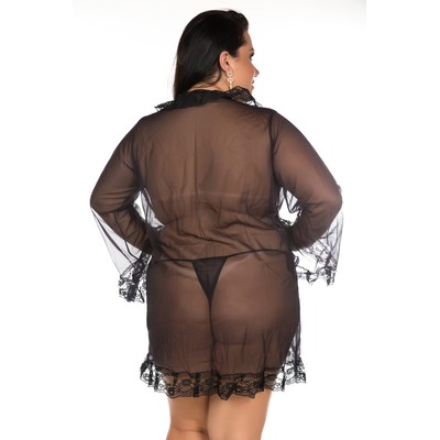 Foto 2 do produto Lingerie Pimenta Sexy - Robe Tentação Plus Size | Disponível em 3 Cores