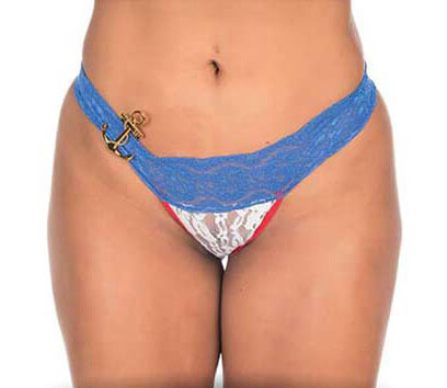 Lingerie Pimenta Sexy - Tanga Marinheira - 1