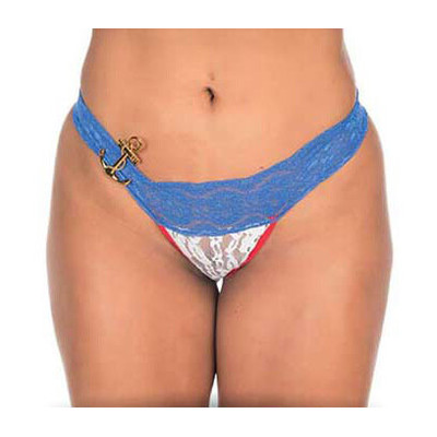 Foto 1 do produto Lingerie Pimenta Sexy - Tanga Marinheira