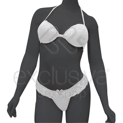 Foto 4 do produto Lingerie Ranny's - Conjunto Nadador Coração | Disponível em 3 Cores e 4 Tamanhos
