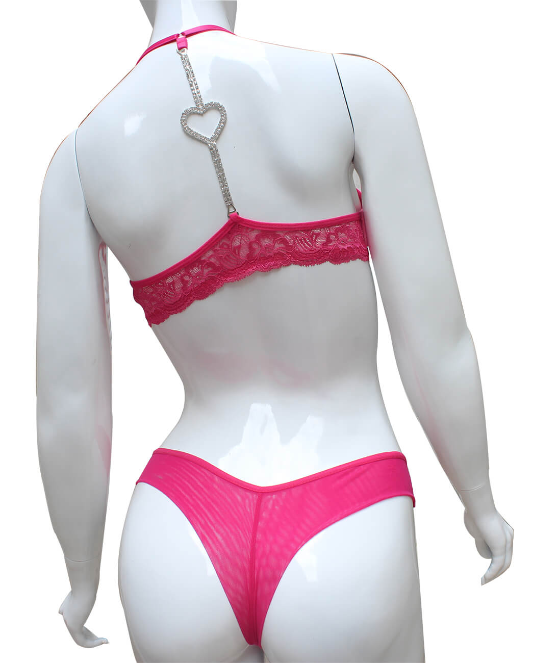 Lingerie Ranny's - Conjunto Nadador Coração | Disponível em 3 Cores e 4 Tamanhos - 3
