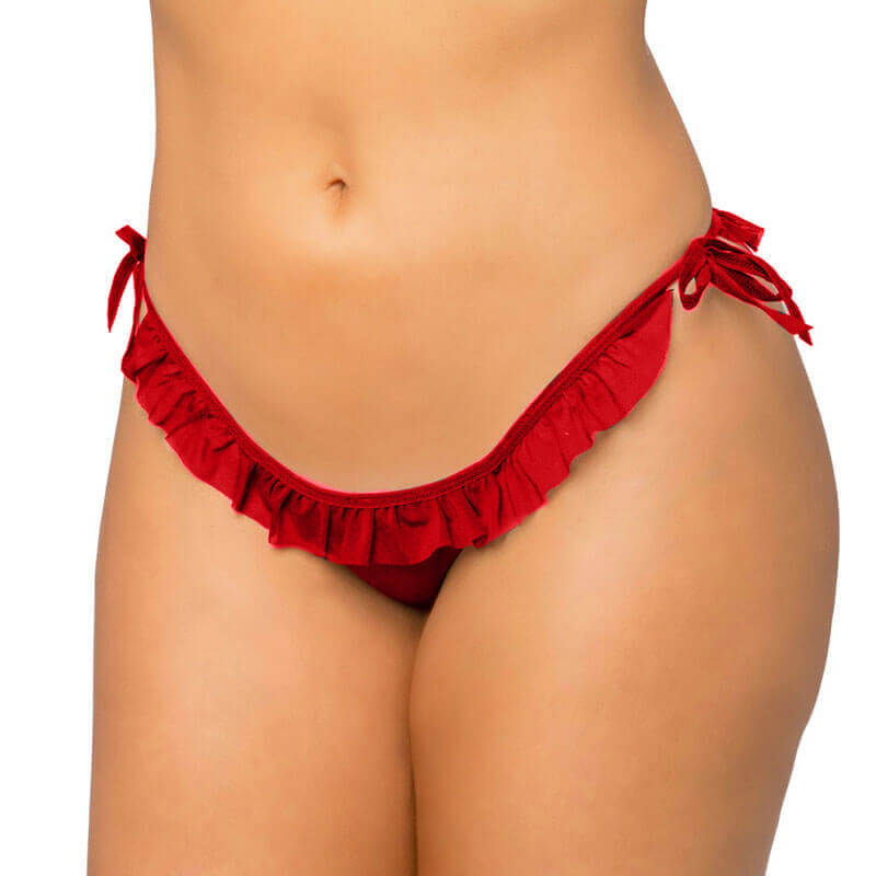 Calcinha Fio Babado - Lingerie Sapeka | Tamanho Único | Disponível em 3 Cores - 2