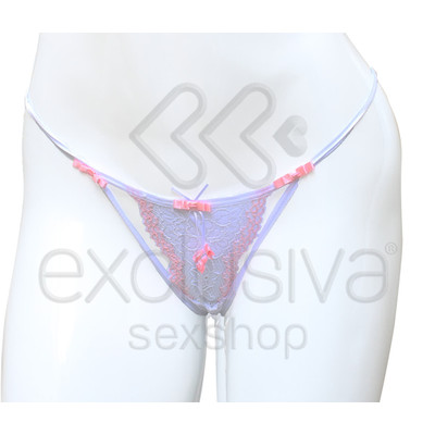 Foto 4 do produto Lingerie Sapeka - Calcinha Fio Felicita | Disponível em 4 Cores