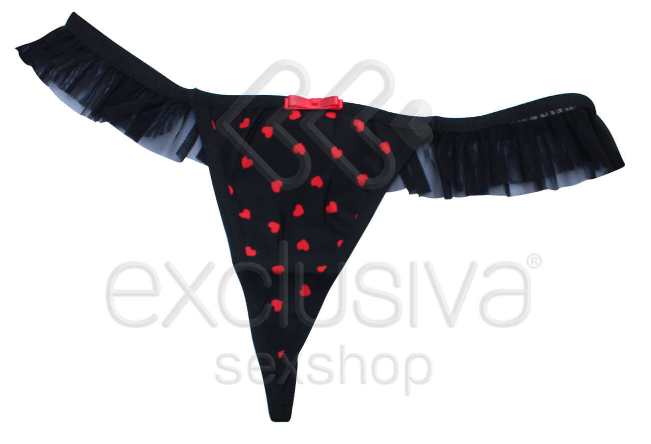 Lingerie Sapeka - Calcinha Fio Love | Disponível em 3 Cores - 5