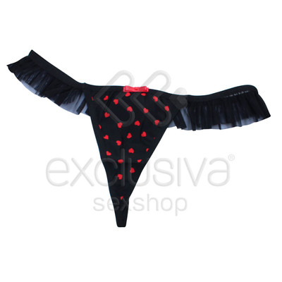 Foto 5 do produto Lingerie Sapeka - Calcinha Fio Love | Disponível em 3 Cores