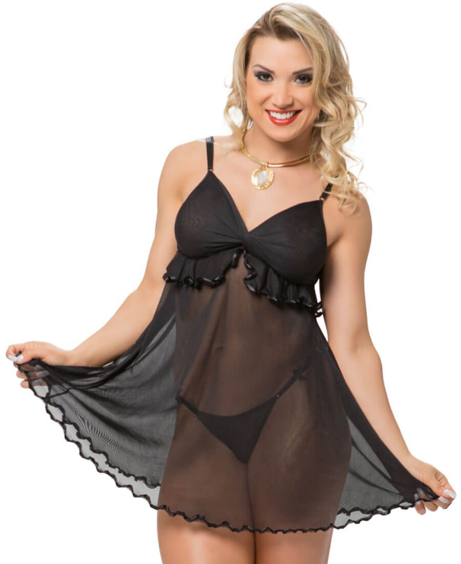 Lingerie Sapeka - Camisola Ipanema | Disponível em 3 Cores e 4 Tamanhos - 3