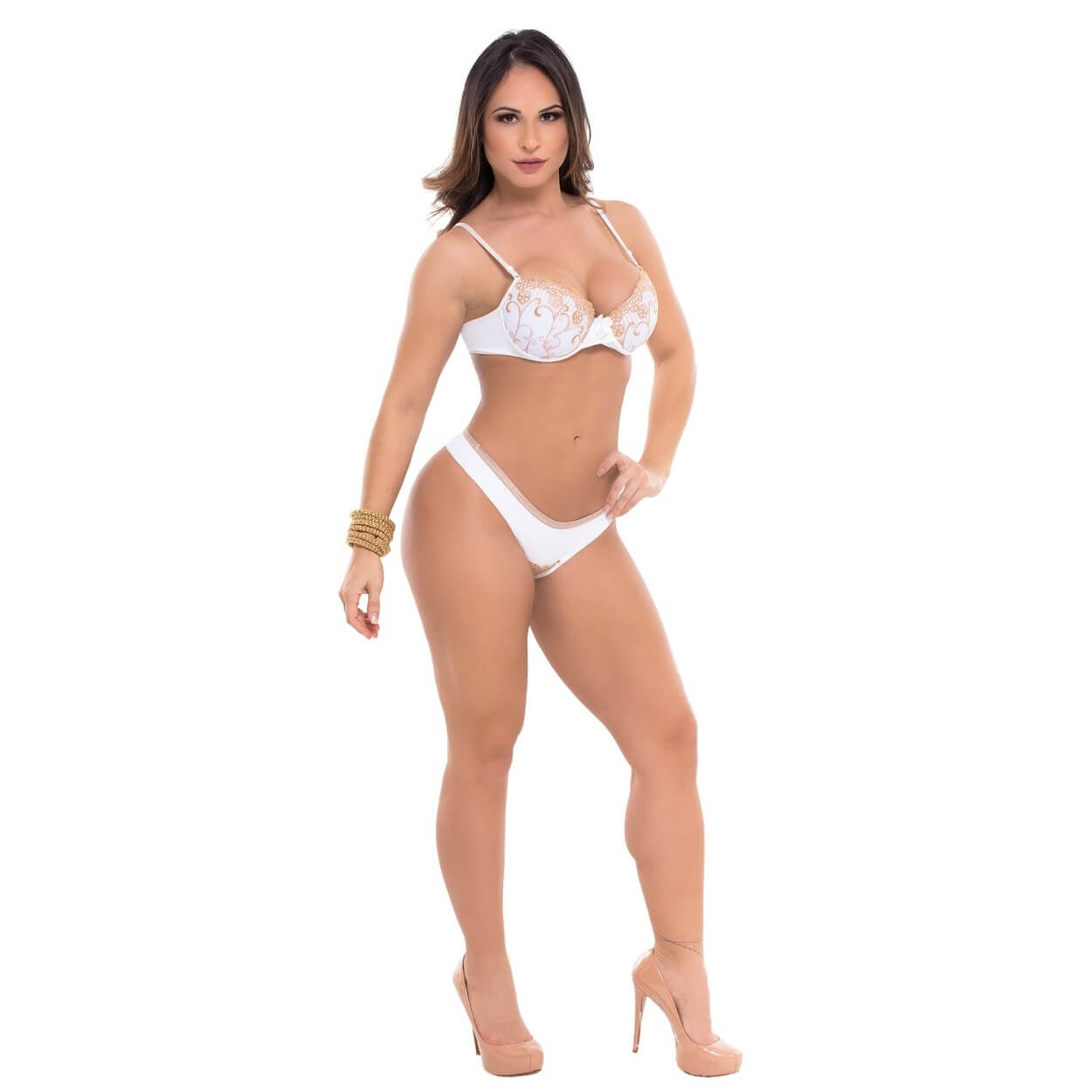 Lingerie Sapeka - Conjunto Charlie | Disponível em 3 Cores e 4 Tamanhos - 3