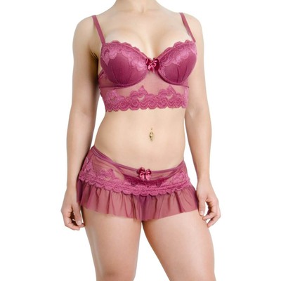 Foto 5 do produto Lingerie Sapeka - Conjunto Chilli | Disponível em 4 Cores e 4 Tamanhos