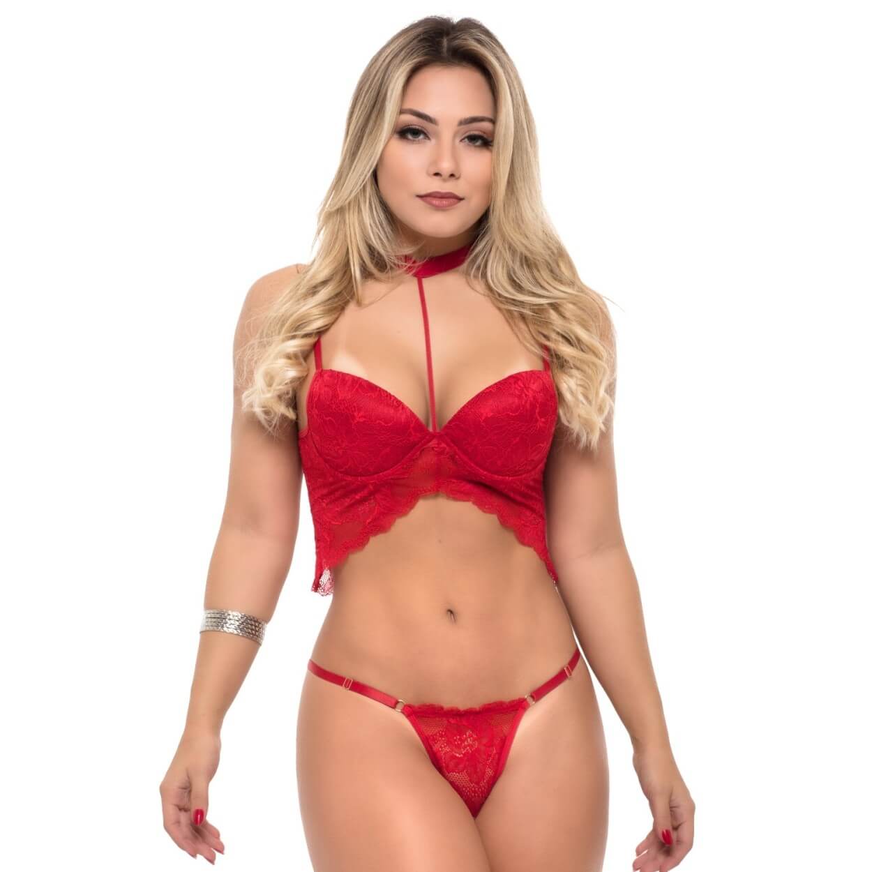 Lingerie Sapeka - Conjunto Dark | Disponível em 3 Cores e 4 Tamanhos - 3