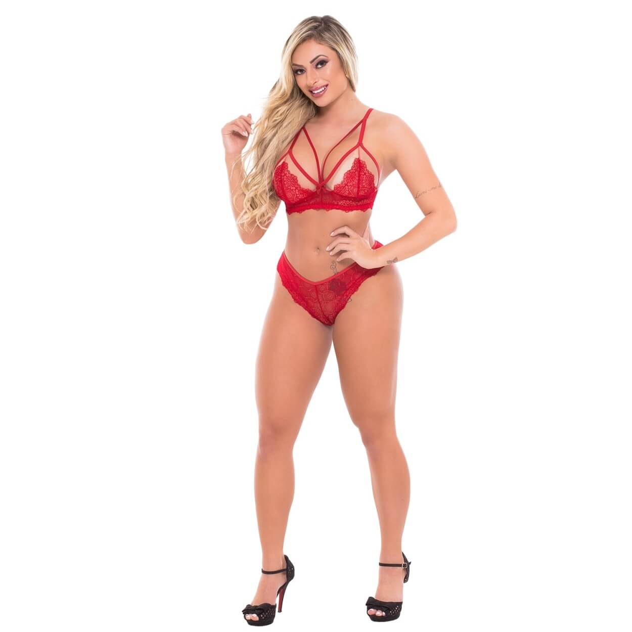 Lingerie Sapeka - Conjunto Diamond | Disponível em 2 Cores e 4 Tamanhos - 5