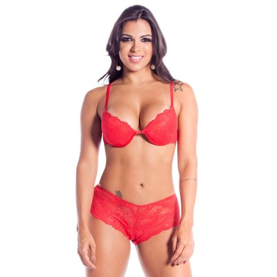 Foto 3 do produto Lingerie Sapeka - Conjunto Império | Disponível em  3 Cores e 4 Tamanhos