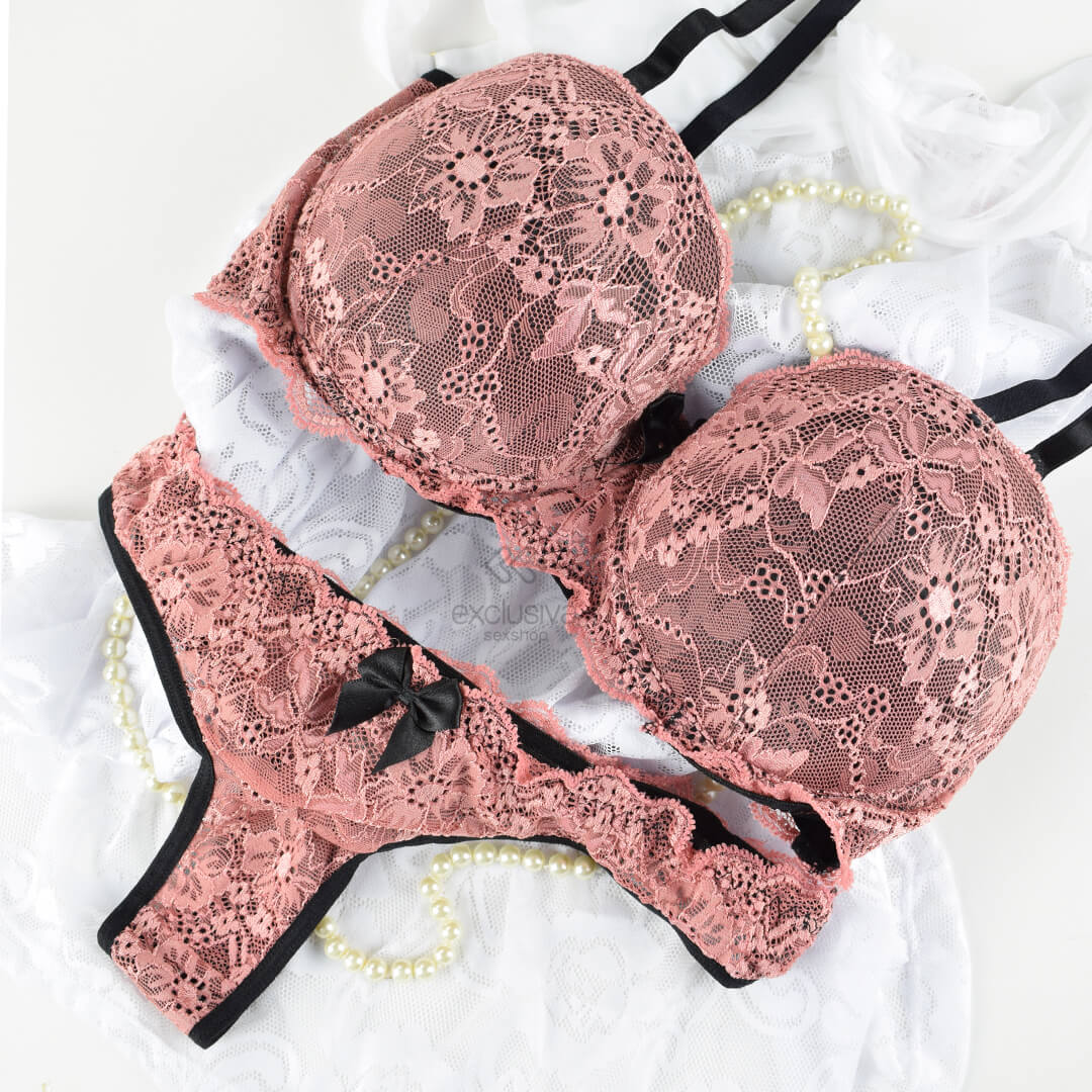 Lingerie Sapeka - Conjunto Laguna | Disponível em 2 Cores e 4 Tamanhos - 4
