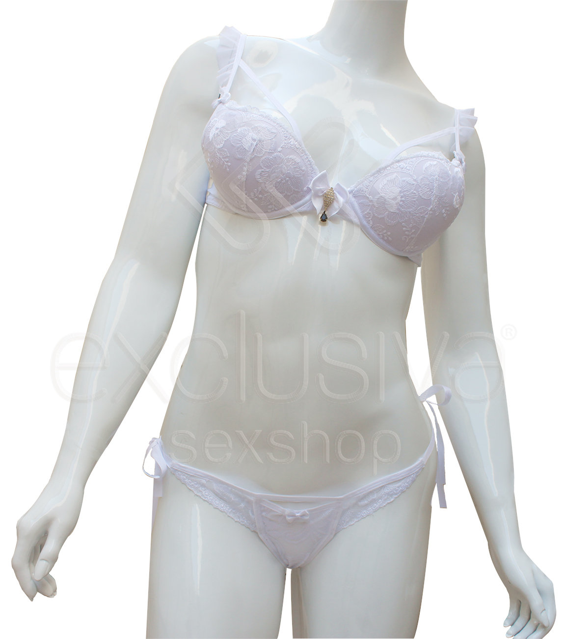 Lingerie Sapeka - Conjunto Mistic | Disponível em 3 Cores e 4 Tamanhos - 4