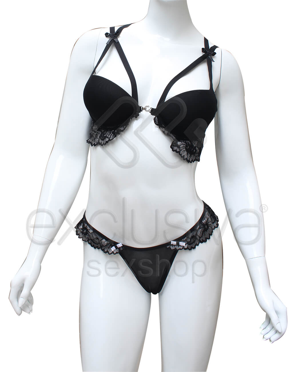 Lingerie Sapeka - Conjunto Passione | Disponível em 3 Cores e 4 Tamanhos - 5